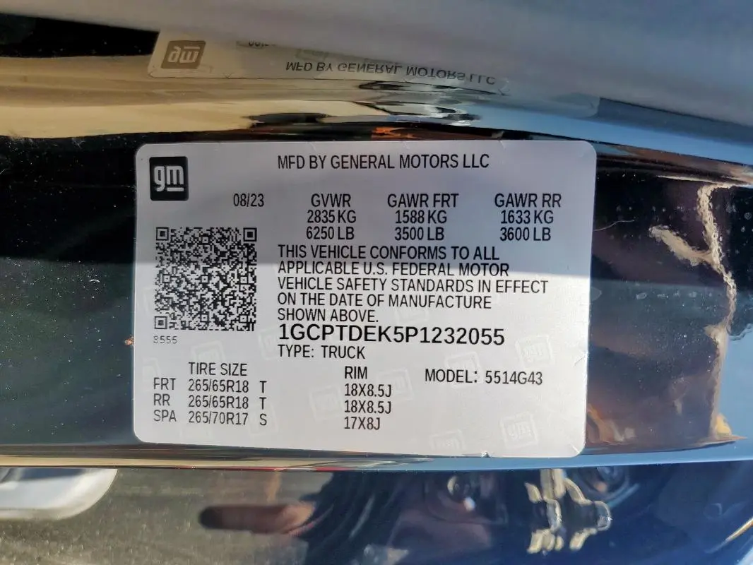 2023 CHEVROLET COLORADO Z71  