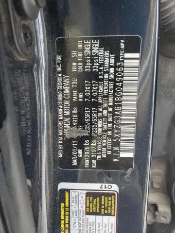 2011 HYUNDAI SANTA FE GLS