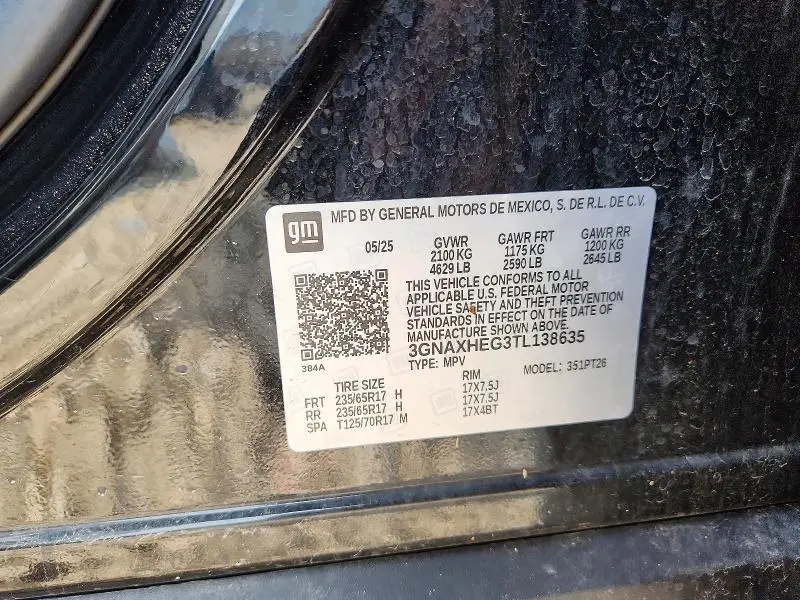 2026 CHEVROLET EQUINOX LT  
