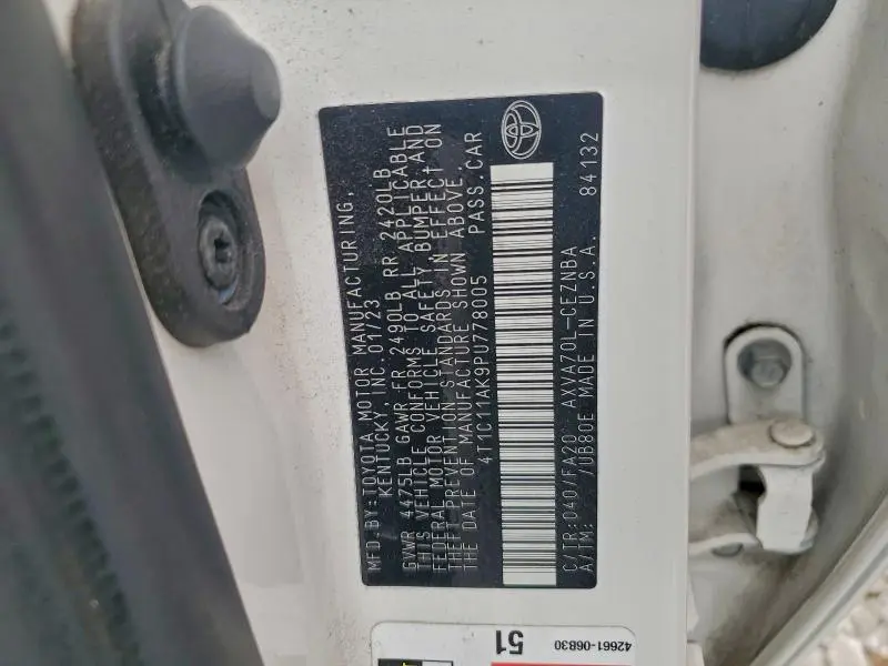 2023 TOYOTA CAMRY   