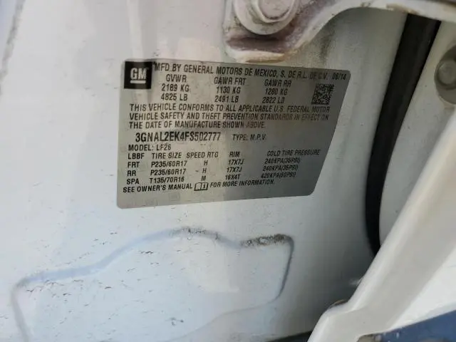 2015 CHEVROLET CAPTIVA LS  