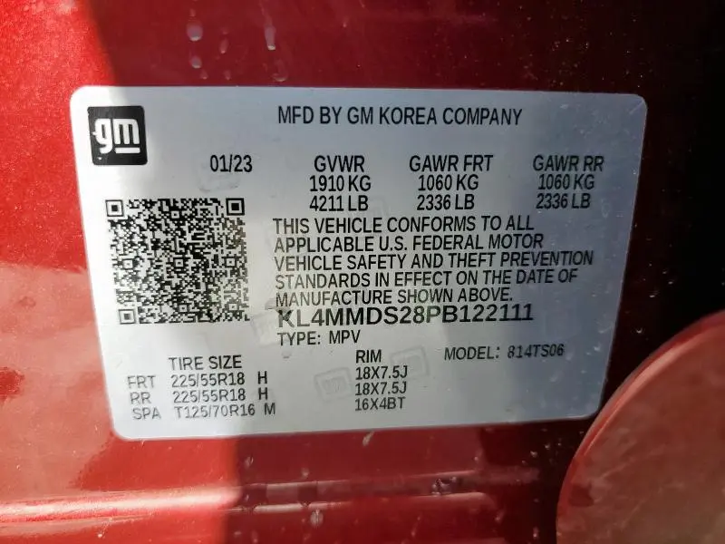 2023 BUICK ENCORE GX SELECT  