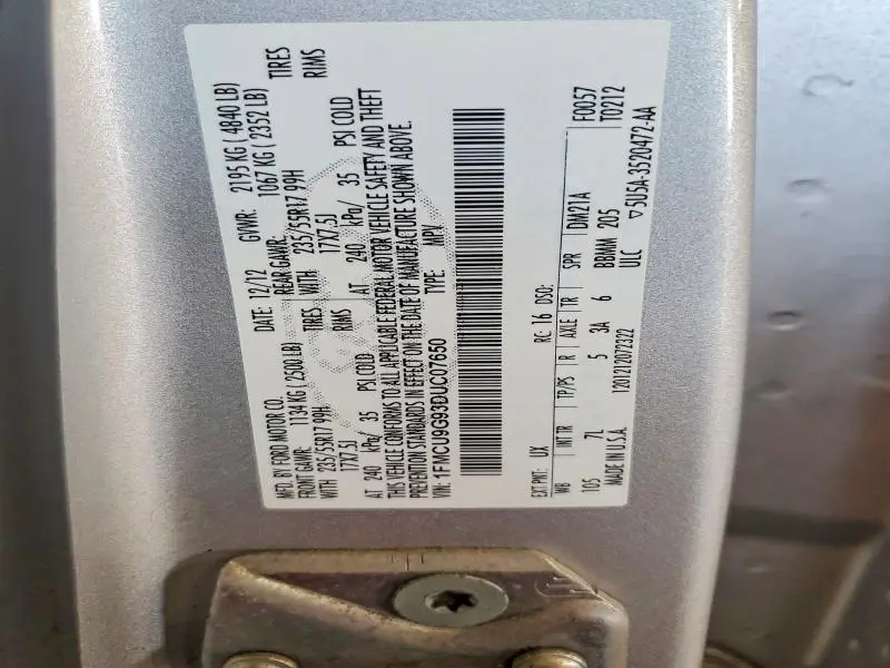 2013 FORD ESCAPE SE  
