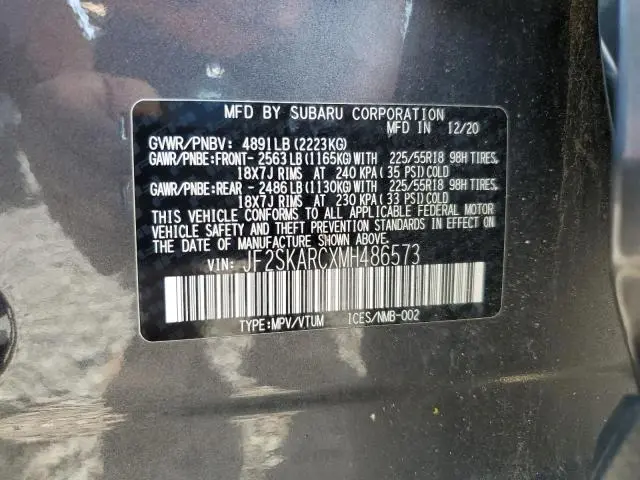 2021 SUBARU FORESTER SPORT  
