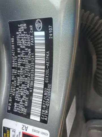 2011 TOYOTA AVALON BASE  