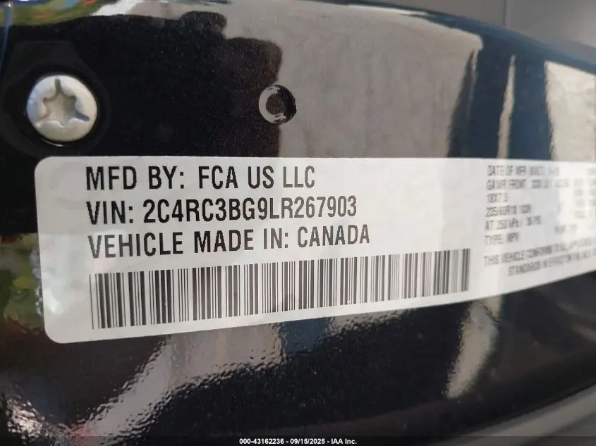 2020 CHRYSLER PACIFICA AWD LAUNCH EDITION