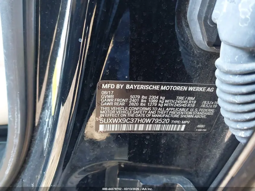 2017 BMW X3 XDRIVE28I