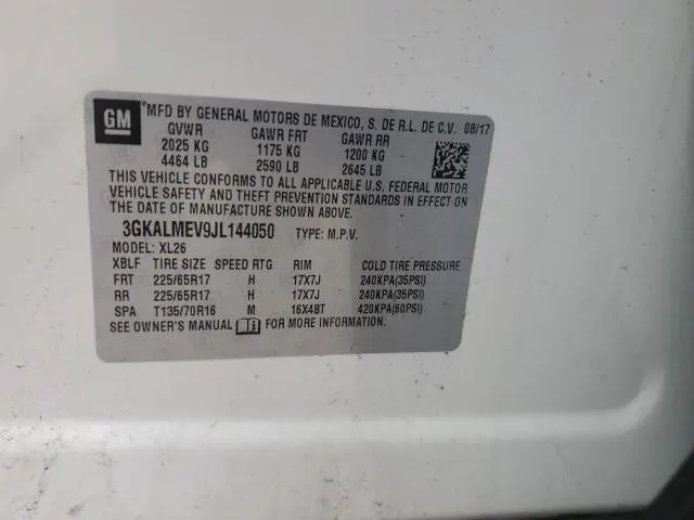 2018 GMC TERRAIN SLE  