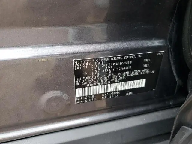 2021 TOYOTA RAV4 XLE PREMIUM  