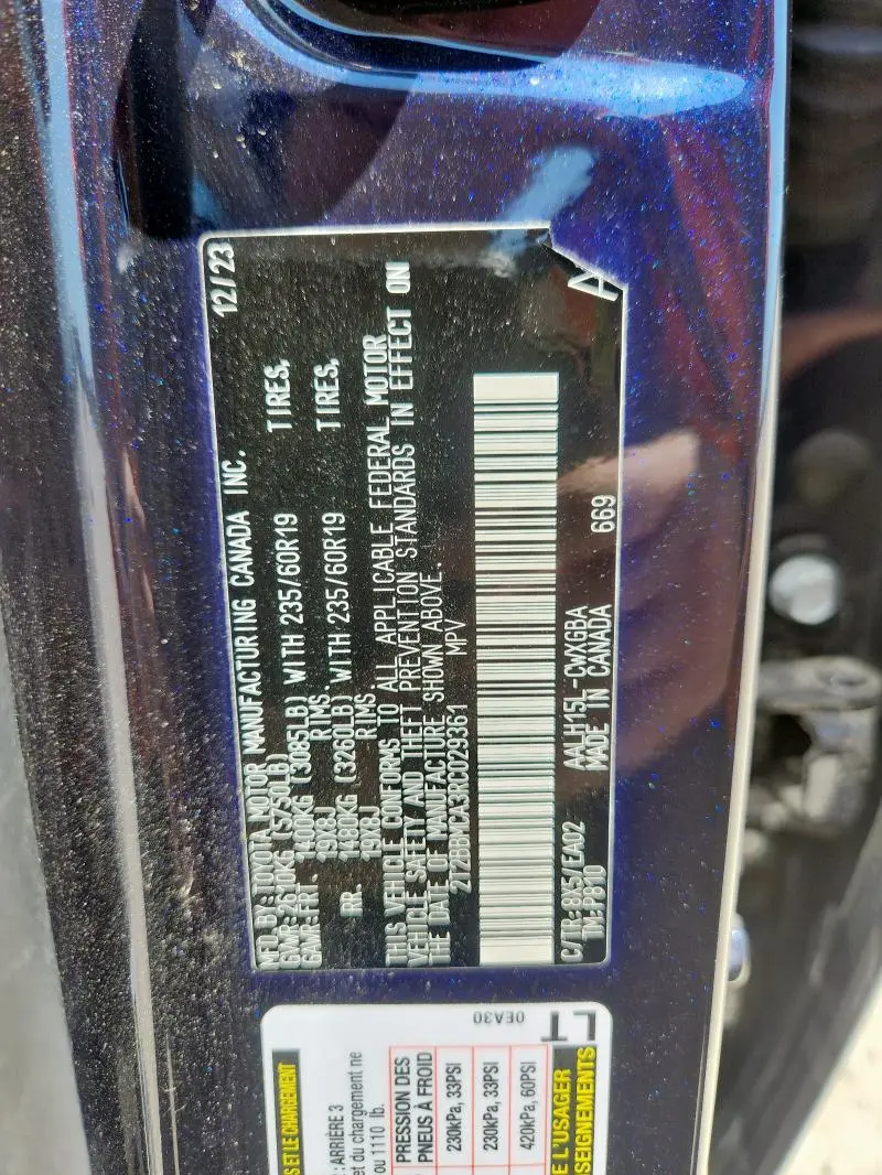 2024 LEXUS RX 350H BASE  
