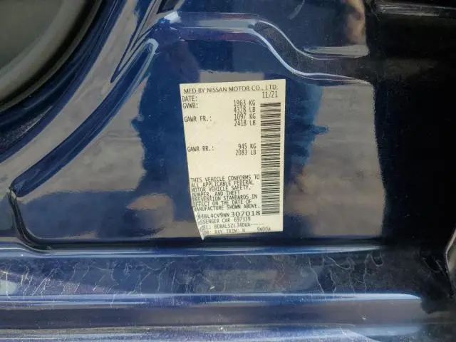 2022 NISSAN ALTIMA SR  