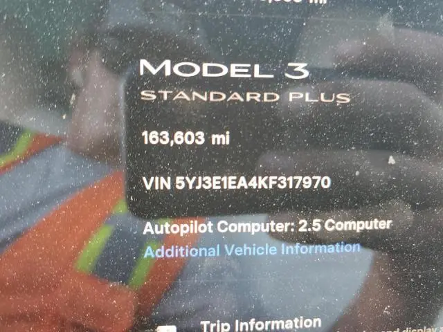 2019 TESLA MODEL 3   