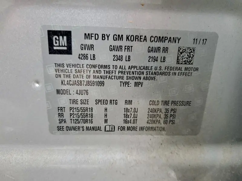 2018 BUICK ENCORE PREFERRED  