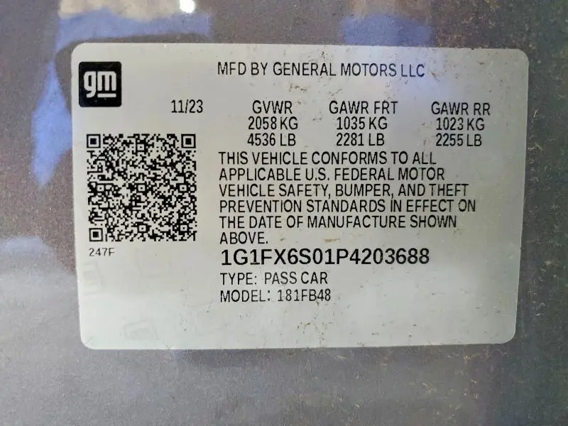 2023 CHEVROLET BOLT EV 2LT  