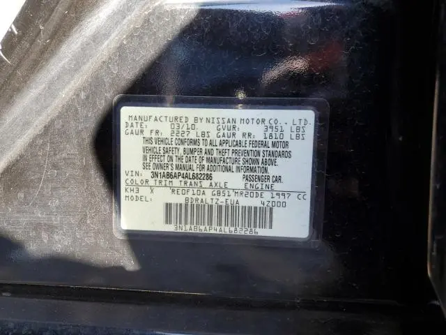 2010 NISSAN SENTRA 2.0  