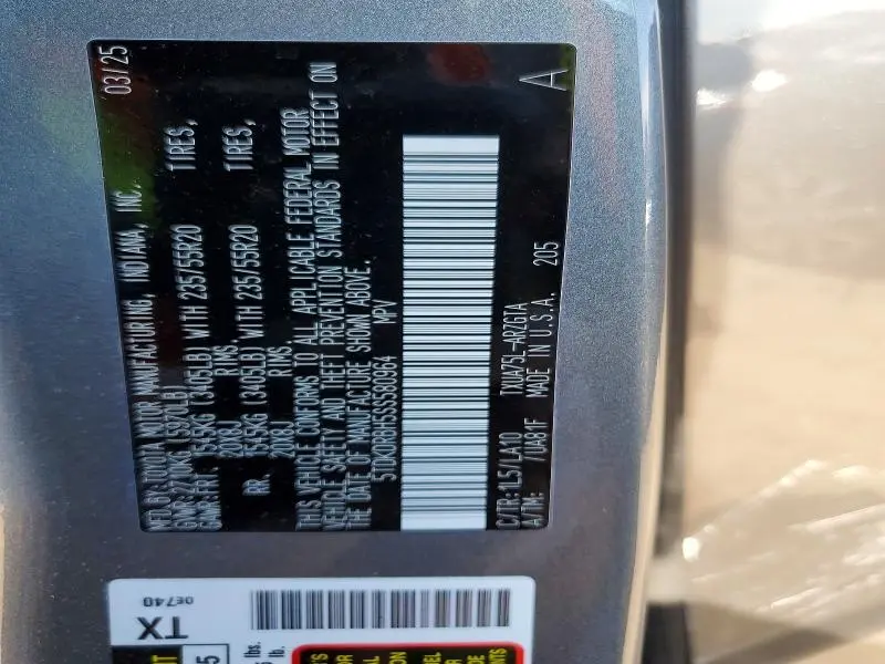 2025 TOYOTA HIGHLANDER PLATINUM  