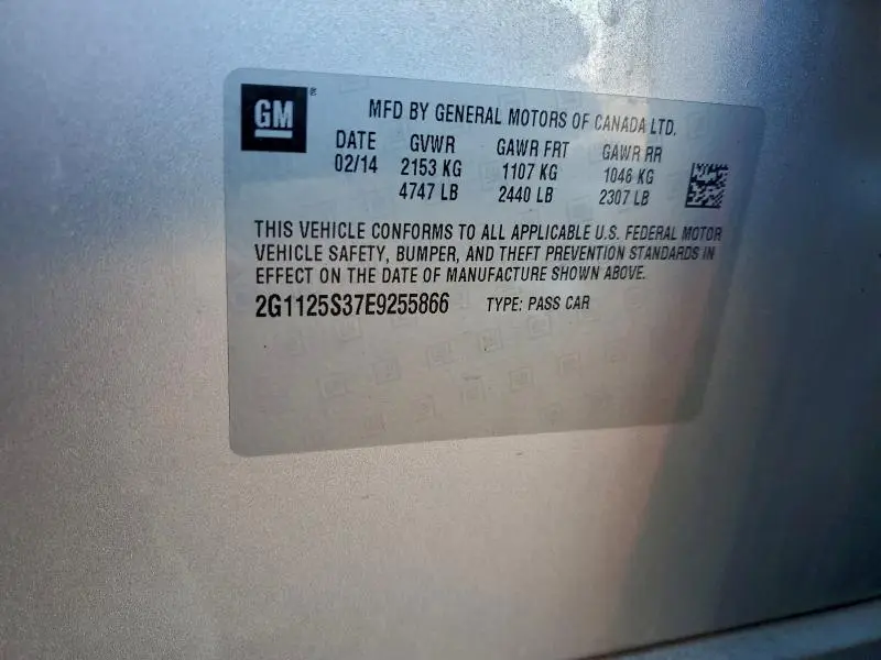 2014 CHEVROLET IMPALA LT  