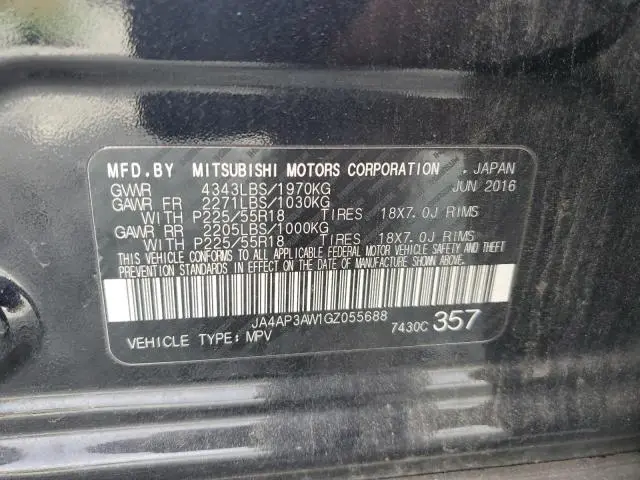 2016 MITSUBISHI OUTLANDER SPORT ES  