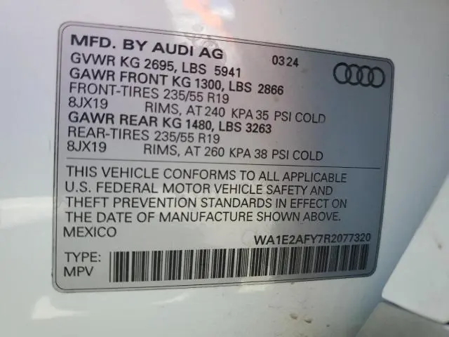 2024 AUDI Q5 E PREMIUM PLUS 55  
