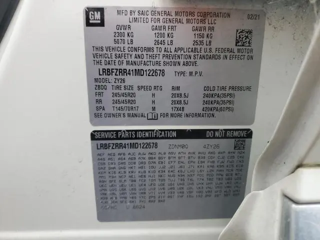 2021 BUICK ENVISION AVENIR  