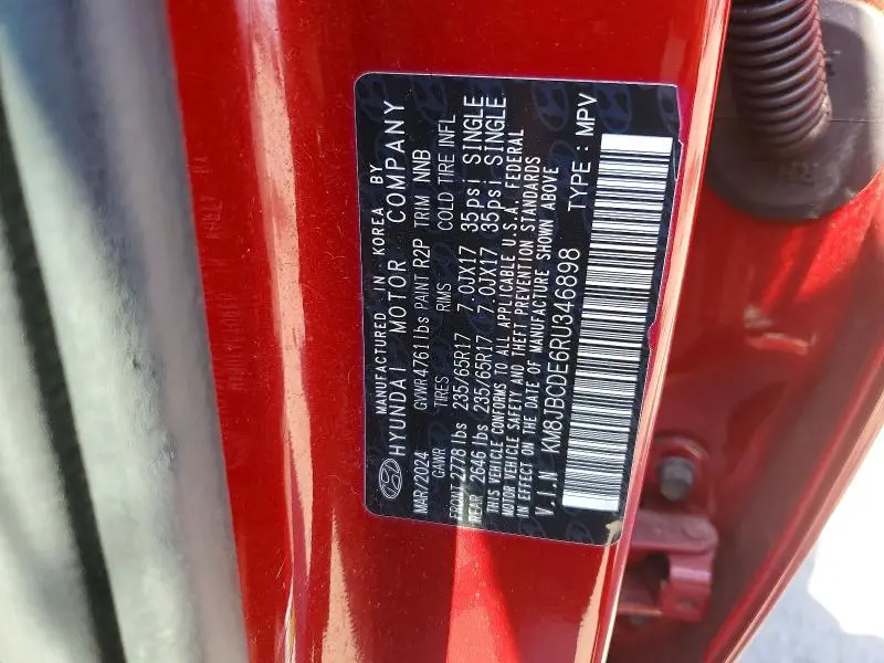 2024 HYUNDAI TUCSON SEL  
