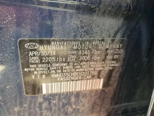 2014 HYUNDAI ELANTRA GT   