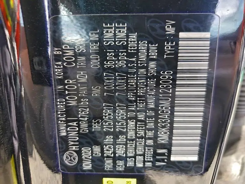 2021 HYUNDAI KONA LIMITED  