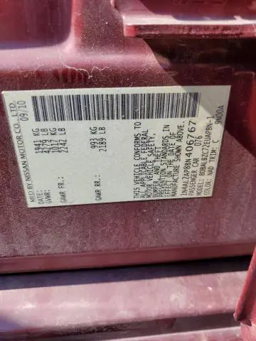 2011 NISSAN ALTIMA BASE  