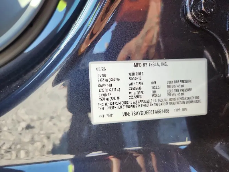2026 TESLA MODEL Y   