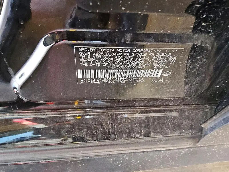 2012 LEXUS IS 250 BASE  