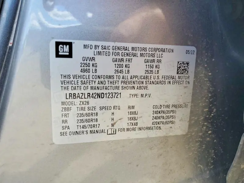 2022 BUICK ENVISION PREFERRED  