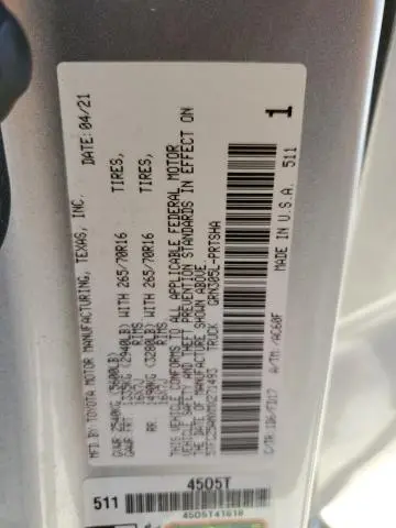 2021 TOYOTA TACOMA DOUBLE CAB  