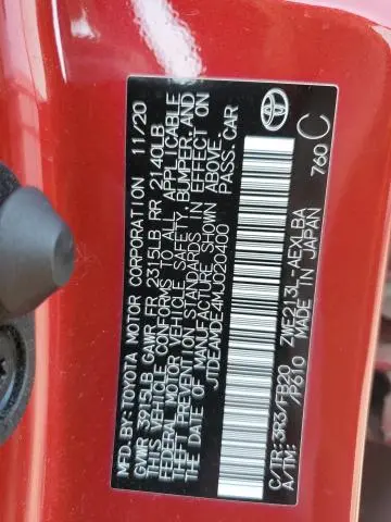 2021 TOYOTA COROLLA LE  