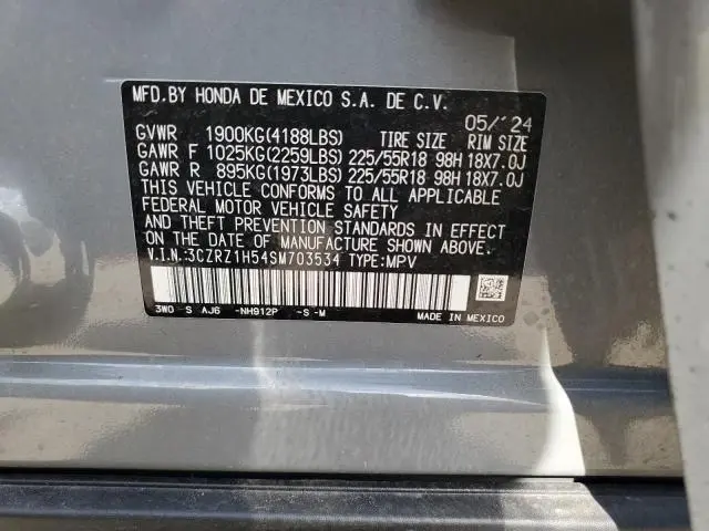 2025 HONDA HR-V SPORT  