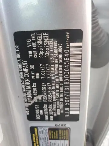 2013 HYUNDAI SANTA FE SPORT   