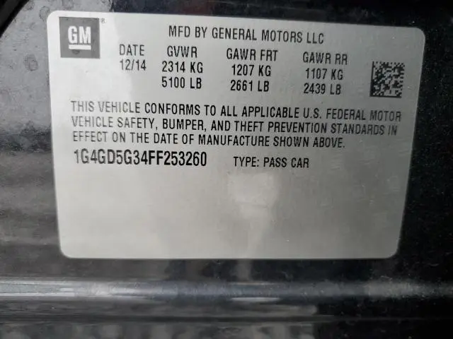 2015 BUICK LACROSSE PREMIUM  