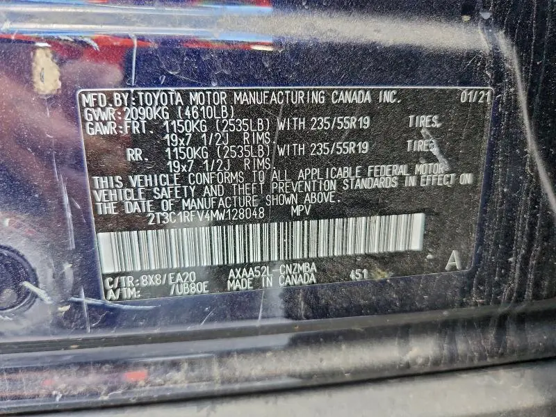 2021 TOYOTA RAV4 XLE PREMIUM  