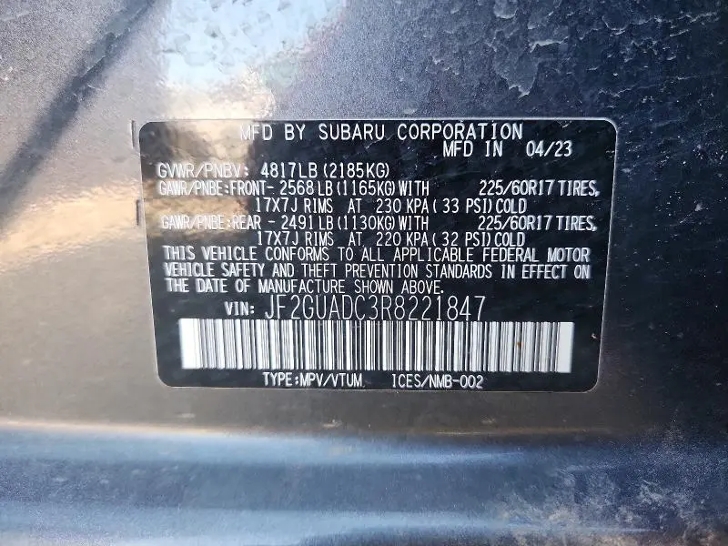 2024 SUBARU CROSSTREK PREMIUM  