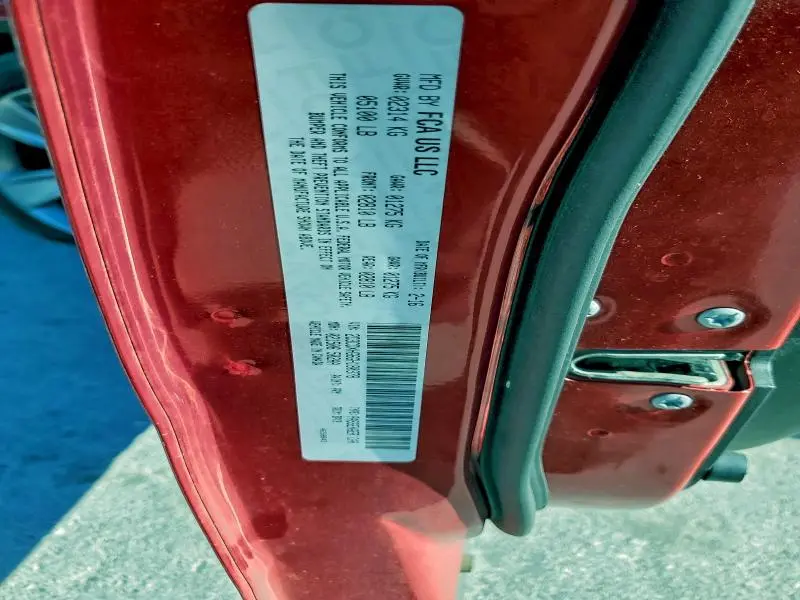 2016 DODGE CHARGER SXT  