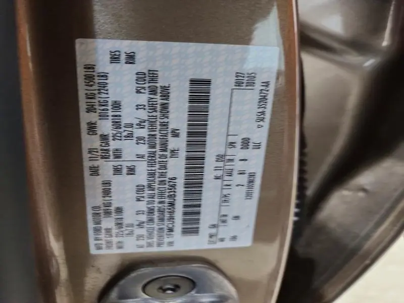 2021 FORD ESCAPE SEL  