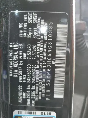 2022 KIA TELLURIDE S  