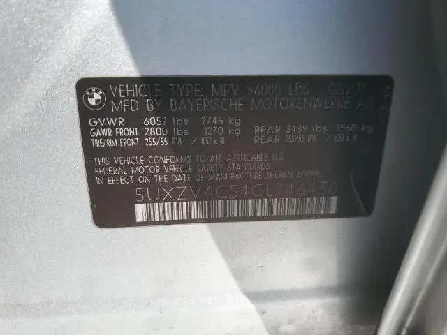 2012 BMW X5 XDRIVE35I  