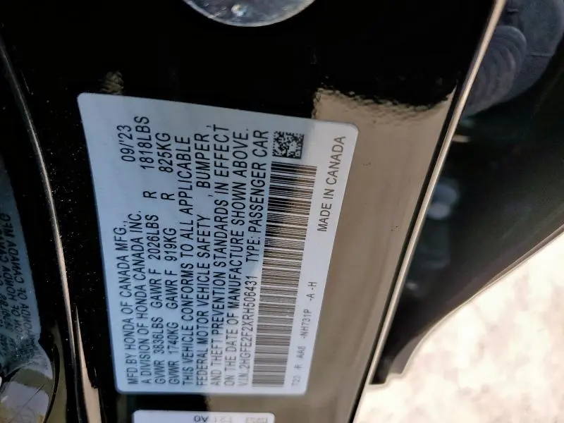 2024 HONDA CIVIC LX  