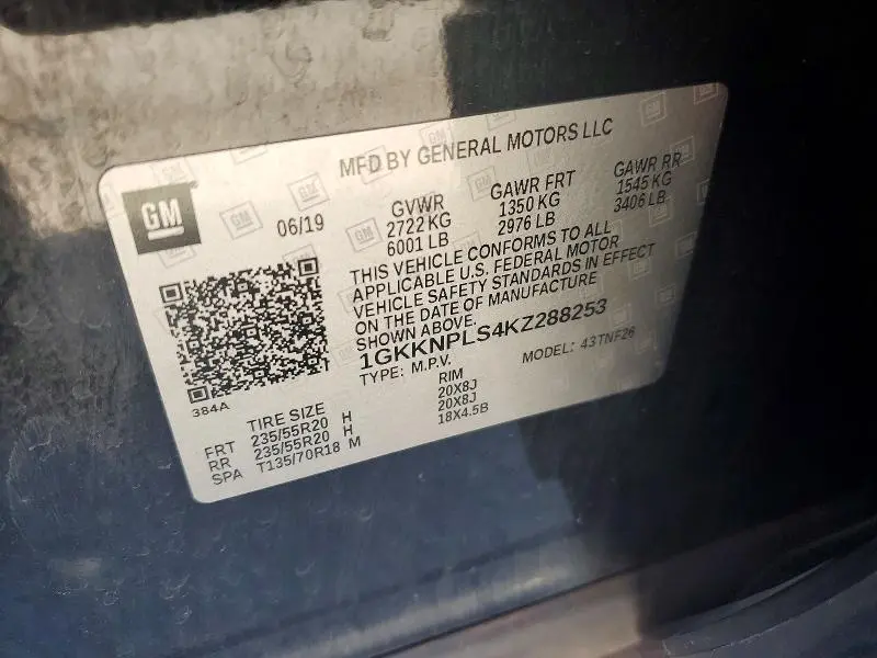2019 GMC ACADIA DENALI  