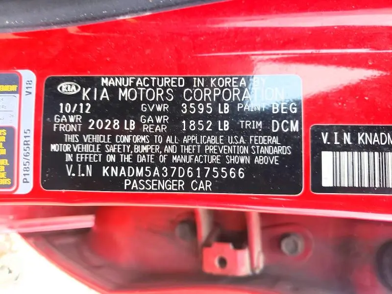 2013 KIA RIO LX  