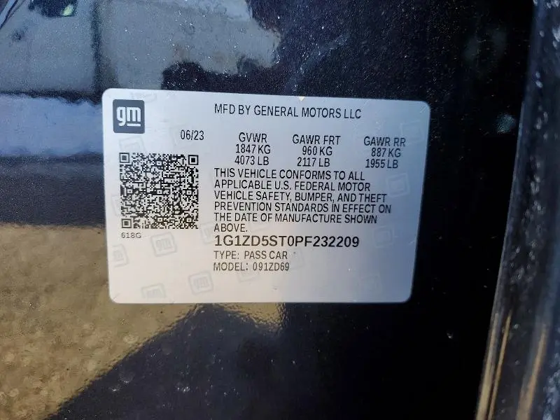 2023 CHEVROLET MALIBU LT  