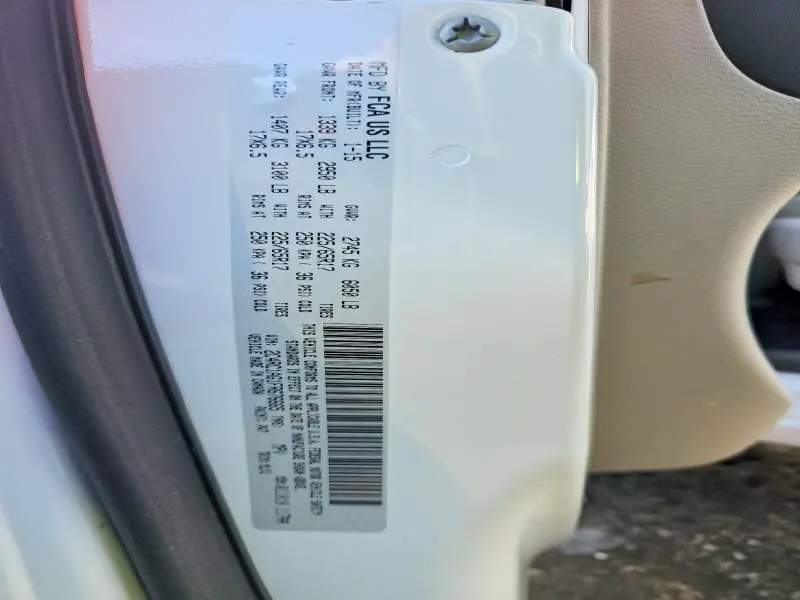 2015 CHRYSLER TOWN & COUNTRY LX  