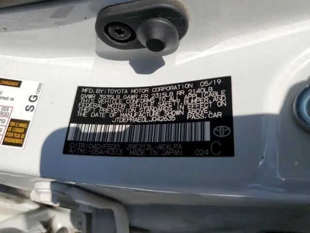 2020 TOYOTA COROLLA LE  