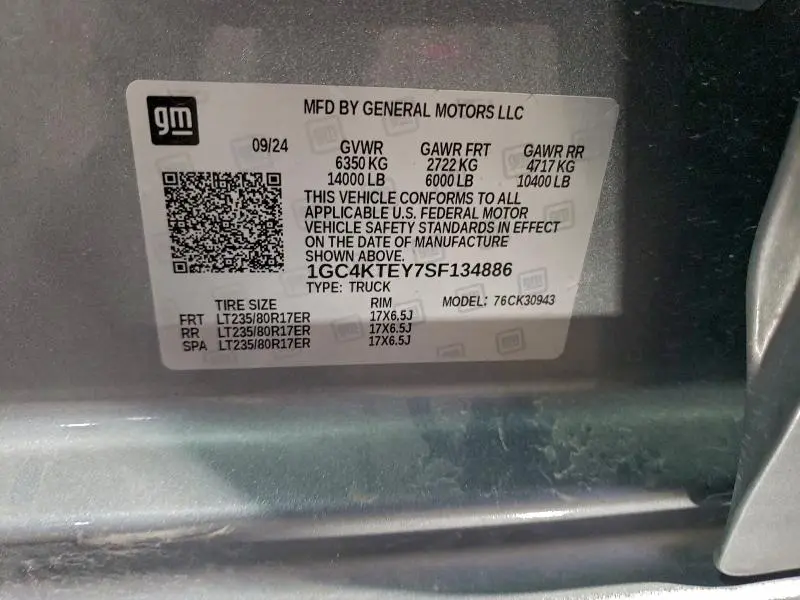 2025 CHEVROLET SILVERADO K3500 LT  