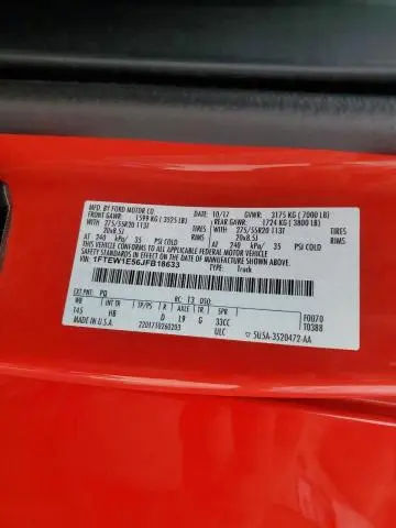 2018 FORD F150 SUPERCREW  